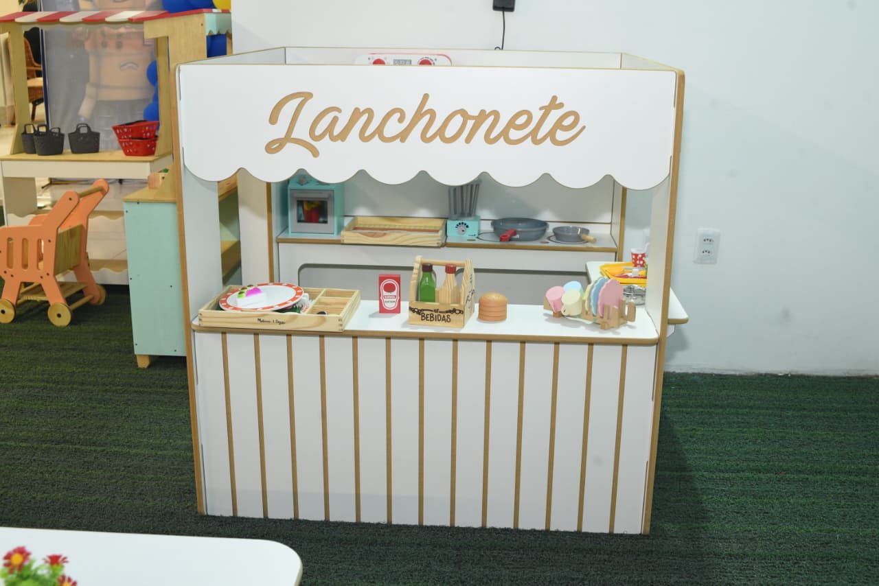 Lanchonete lúdica de brincar